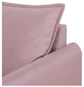 Lawendowa aksamitna sofa 138 cm Juli – Ropez