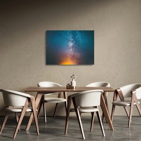 Obraz na szkle - Droga Mleczna (70x50 cm)