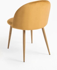 Zestaw 4 Krzese Vint Aksamitne