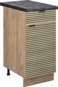 Szafka dolna do kuchni panel dębowy 40x60x82 fame-line