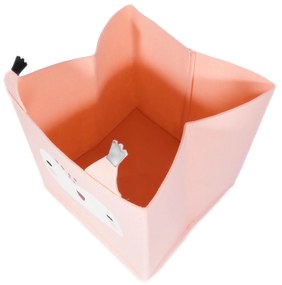 Pojemnik na zabawki składany FOREST FRIENDS, z uszkami, filcowy