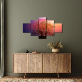 Obraz drzew we mgle (125x70 cm)