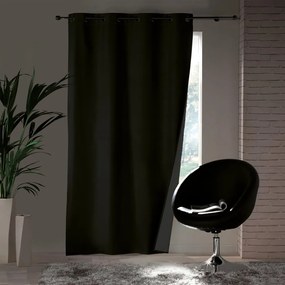 Czarna zasłona termiczna 140x260 cm Icemount – douceur d'intérieur