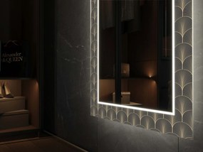 Lustro LED z dekoracją D19