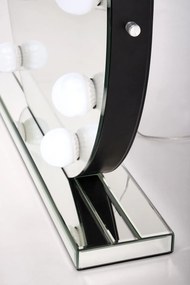 TORANO lustro stołowe z oświetleniem LED fi.70cm toaletka nowoczesne do sypialni