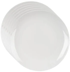Orion Porcelanowy talerz płytki dla dzieci MONA, śr. 21 cm, 6 szt.