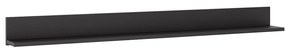 Półka ścienna FLOP czarna