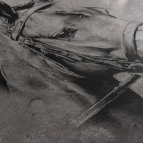 Obraz - Portret konia (170x50 cm)