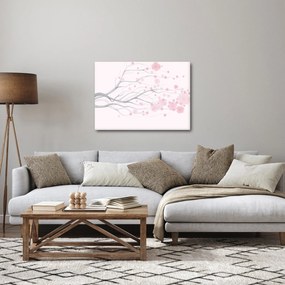 Obraz - Różowe kwiaty (70x50 cm)