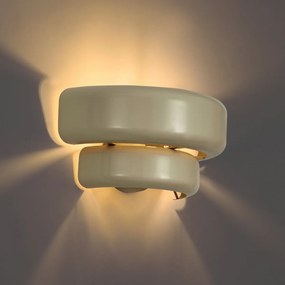 Retro Lampa Ścienna Beżowa - Ophelia