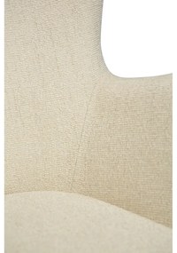 Kremowy fotel z materiału bouclé Glam – DAN-FORM Denmark