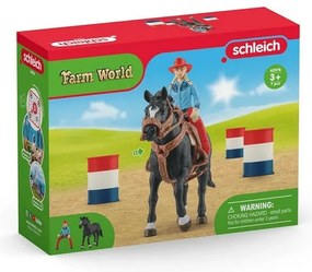 Schleich 42576 Kowbojski wyścig wokół beczek
