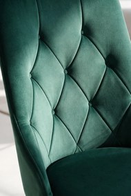 Krzeso Dolphin z czarnego aksamitu