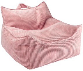Różowy sztruksowy dziecięcy worek do siedzenia Chair – Wigiwama