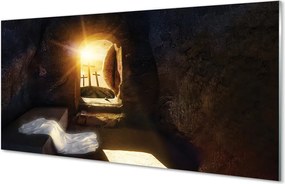 Szklany Panel Jaskinia i Krzyże o Poranku