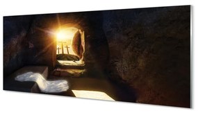 Szklany Panel Jaskinia krzyże słońce