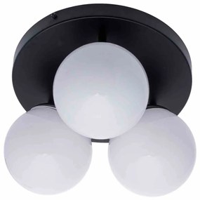 Lampa sufitowa SFERA BLACK/CHROME 3xE14 na kole