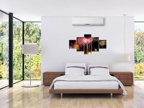 Obraz fajerwerków (125x70 cm)