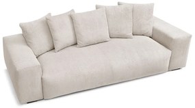 Kremowa sztruksowa sofa 280 cm Voltaire – Bobochic Paris