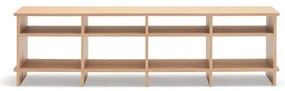 Szafka pod TV w dekorze dębu w naturalnym kolorze 180x50x40 cm Inari – Teulat