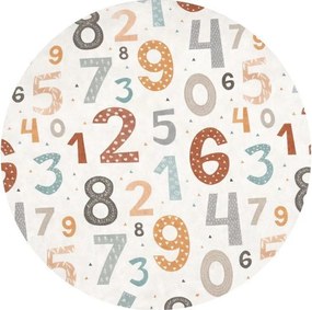 Dziecięcy dywan do zabawy odpowiedni do prania ø100 cm Happy Numbers – Mila Home