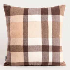 Poszewka dekoracyjna MELROSE puszysta w kratę 45x45 cm HOMLA
