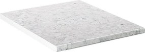 Blat kuchenny biały/marmur 50x60x2.8 r-line