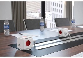 Rozgałęźnik do gniazdka 13 cm PowerCube Extended USB – Cubenest