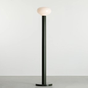 Ciemnozielona lampa stojąca Flo Moss
