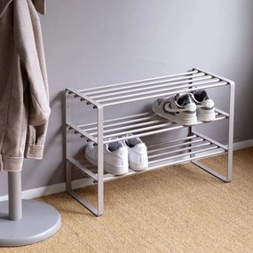 Szarobrązowa metalowa szafka na buty 70x48,5x29 cm Rex – Spinder Design
