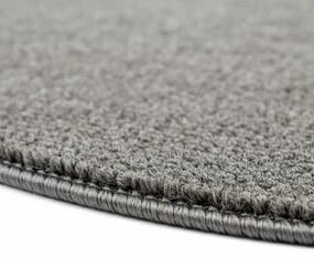 Dywan nowoczesny Helix jednobarwny szary 80 cm x 80 cm koło