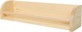 Drewniana półka wisząca do pokoju dziecka Basic Pine