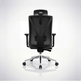 Fotel biurowy ergonomiczny ciemnoszary VECTOR