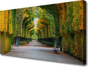 Obraz na płótnie Jesienny Ogród w Parku