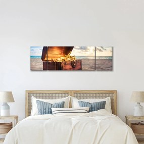 Obraz - Skarb na plaży (170x50 cm)