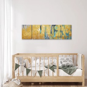Obraz - Złoty wzór (170x50 cm)