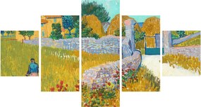 Obraz - Vincent van Gogh, Farmhouse in Provence, reprodukcje (125x70 cm)