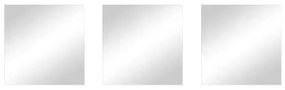 Lustra 3 szt. ścienne 30x30 cm – MSV