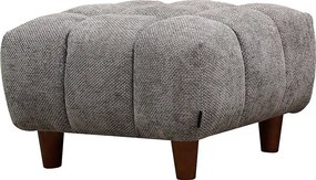 Pufe para sofá reto "Matignon" - 70 x 70 x 46 cm - Cinza