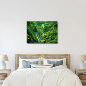 Obraz na szkle - Wodospady Madakaripura, Jawa Wschodnia, Indonezja (70x50 cm)