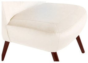 Kremowy fotel Max Winzer Sari Velvet