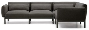 Ciemnoszara modułowa sofa ogrodowa 292 cm Sorells – Kave Home