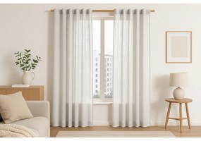 Kremowa zasłona 140x250 cm Valeta – Restilo