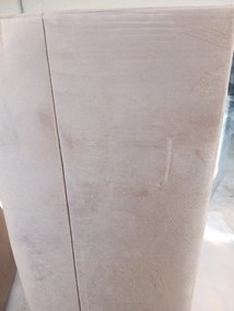 PROMOCJA Rozkładana dwustronna sofa w kształcie L VENORIA SLIM 200x143 cm, beżowy + 2 poduszki GRATIS II. gatunek