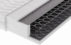 Masseno Materac MIRELLE 120x200 cm sprężynowy bonellowy dwustronny średnio twardy H3