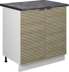 Szafka pod zlew panel dębowy 80x60x82 fame-line