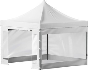 Pop-Up Canopy Tent Outdoor Gazebo SucceBuy 10 x 10 Ft Sidewalls White