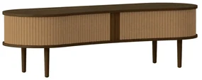Brązowa szafka pod TV w dekorze dębu 140x40x46 cm Audacious – UMAGE