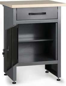 Stół roboczy G1, 840 x 600 x 600 mm, 1 szuflada