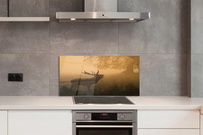 Panel nad Blat Kuchenny Sylwetka Jelenia o Wschodzie